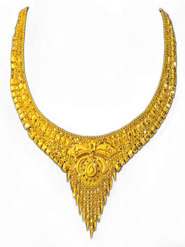 Triveni Drop Motif Necklace