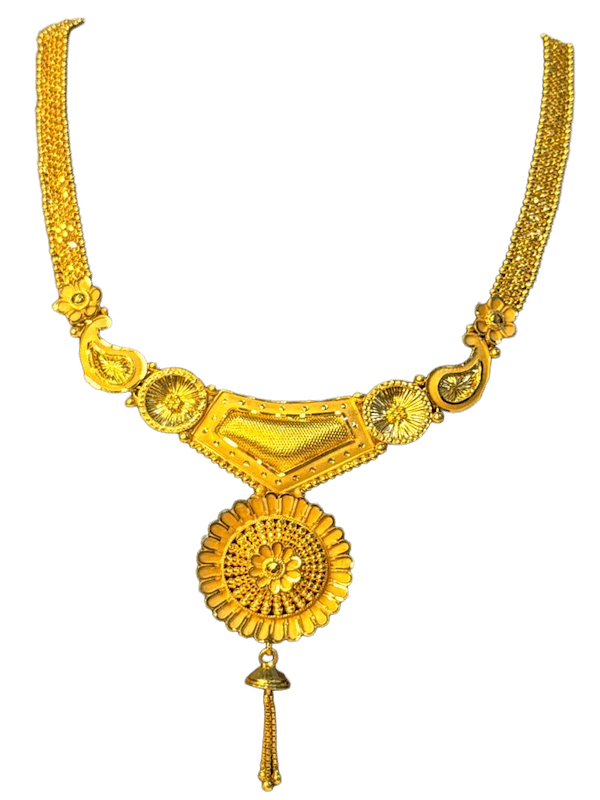 Surmayi Floral Drop Gol Haar