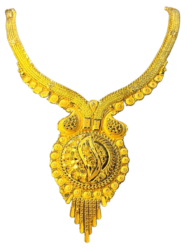 Rajmudra Coin Pendant Necklace