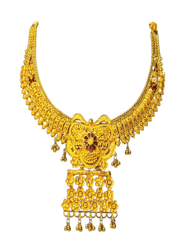 Rajsi Floral Pendant Necklace