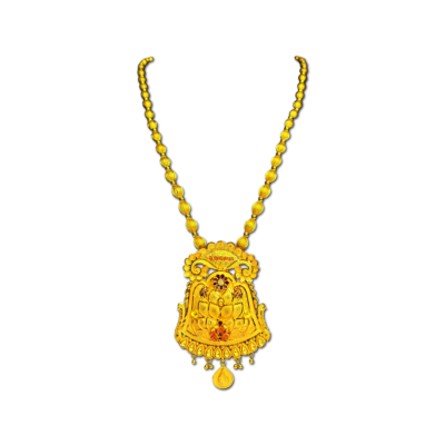 Peacock Lotus Heritage Temple Necklace